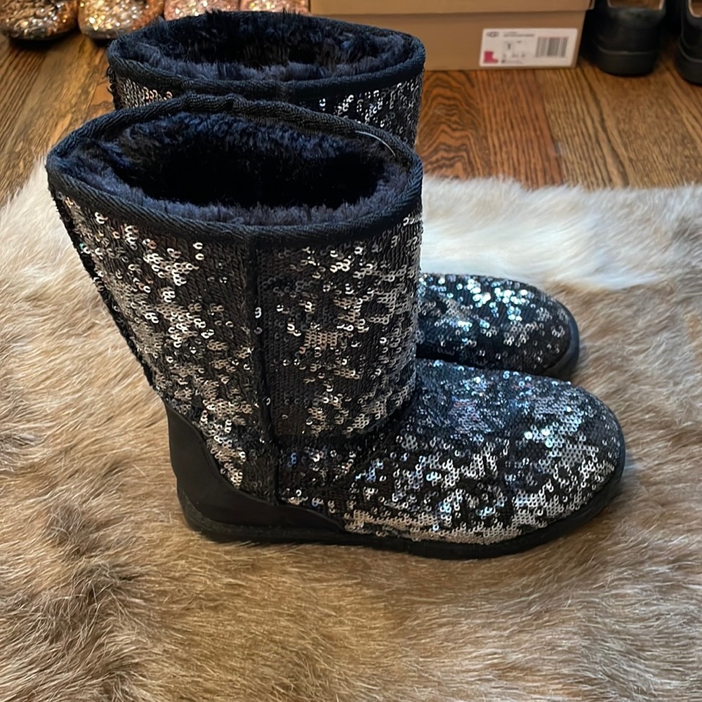 Cynthia Rowley sequin boots